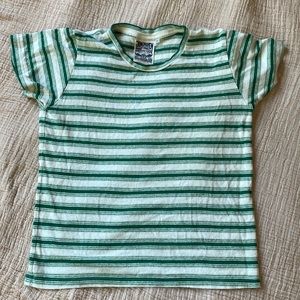 Jungmaven green striped tee M
